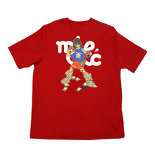 Load image into Gallery viewer, "TCG-Girl" Cut and Sew Wide-body Tee Red/Black