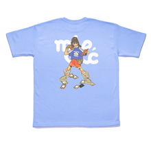 Load image into Gallery viewer, "TCG-Girl" Taper-Fit Heavy Cotton Tee Sky Blue