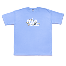 Load image into Gallery viewer, "TCG-Girl" Taper-Fit Heavy Cotton Tee Sky Blue