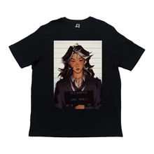 Load image into Gallery viewer, "Red-Handed" Cut and Sew Wide-body Tee White/Black