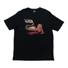 Load image into Gallery viewer, "Toxic" Cut and Sew Wide-body Tee White/Black