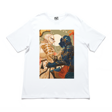 Load image into Gallery viewer, "Star Crossed" Cut and Sew Wide-body Tee White/Black