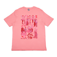 Load image into Gallery viewer, "Love In The City" Cut and Sew Wide-body Tee Salmon Pink