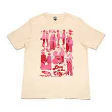 Load image into Gallery viewer, "Love In The City" Cut and Sew Wide-body Tee Beige