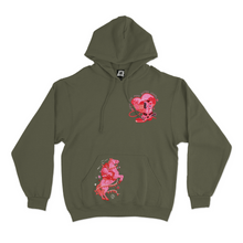 Load image into Gallery viewer, "Cowboys Make Better Lovers"  Fleece Hoodie Khaki
