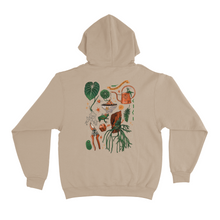 Load image into Gallery viewer, "Plants Dad" Fleece Hoodie Beige