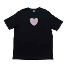 Load image into Gallery viewer, "Valentine" Cut and Sew Wide-body Tee Black