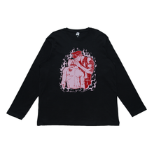 Load image into Gallery viewer, "Valentine" Cut and Sew Wide-body Long Sleeved Tee Beige / Black