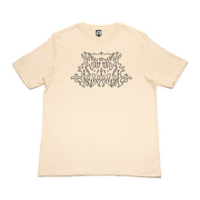 Load image into Gallery viewer, "Loovcs" Cut and Sew Wide-body Tee Beige