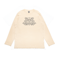 Load image into Gallery viewer, "Loovcs" Cut and Sew Wide-body Long Sleeved Tee Beige