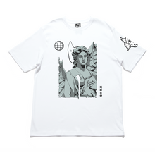 Load image into Gallery viewer, "Angel" Cut and Sew Wide-body Tee White/Black