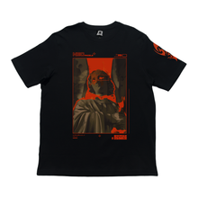 Load image into Gallery viewer, "NEOANGELS" Cut and Sew Wide-body Tee Black/Beige