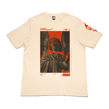 Load image into Gallery viewer, "NEOANGELS" Cut and Sew Wide-body Tee Black/Beige