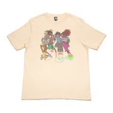 Load image into Gallery viewer, "Summer" Cut and Sew Wide-body Tee White/Black/Beige