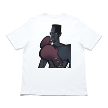Load image into Gallery viewer, "I’m The King, I’m The Peasant And The Fighter" Cut and Sew Wide-body Tee Black/ White