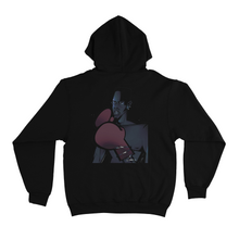 Load image into Gallery viewer, "I’m The King, I’m The Peasant And The Fighter" Basic Hoodie Black / White