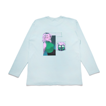 Load image into Gallery viewer, "Lethal Green" Taper-Fit Heavy Cotton Long Sleeve Tee Mint