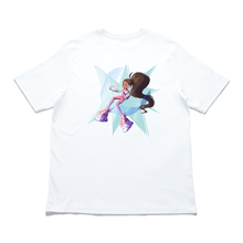 Load image into Gallery viewer, "the space guardian" Cut and Sew Wide-body Tee White