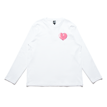 Load image into Gallery viewer, "the space guardian" Cut and Sew Wide-body Long Sleeved Tee White