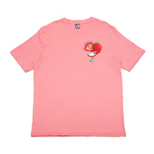 Load image into Gallery viewer, " Strawberry Doll " Cut and Sew Wide-body Tee Salmon Pink