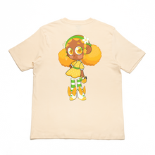 Load image into Gallery viewer, " Orange Doll " Cut and Sew Wide-body Tee Beige