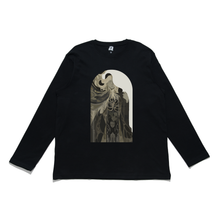 Load image into Gallery viewer, "Death" Cut and Sew Wide-body Long Sleeved Tee Black