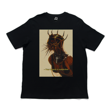 Load image into Gallery viewer, “Beauty" Cut and Sew Wide-body Tee White/Black