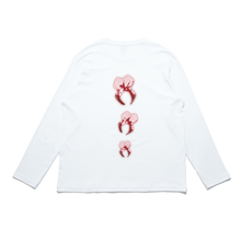 Load image into Gallery viewer, "Slasher Ed" Cut and Sew Wide-body Long Sleeved Tee White