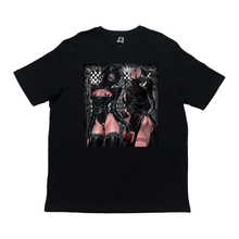 Load image into Gallery viewer, "Latex" Cut and Sew Wide-body Tee White/Black