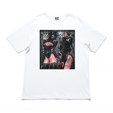 Load image into Gallery viewer, "Latex" Cut and Sew Wide-body Tee White/Black