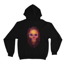 Load image into Gallery viewer, "Skull" Basic Hoodie Black/Beige