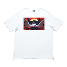 Load image into Gallery viewer, "TELEPURTE" Cut and Sew Wide-body Tee White/Red