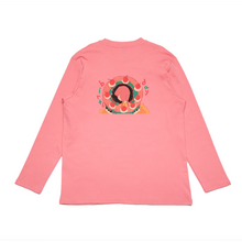 Load image into Gallery viewer, "Birthday" Cut and Sew Wide-body Long Sleeved Tee Salmon Pink
