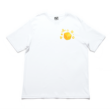 Load image into Gallery viewer, "Mango Paradise" Cut and Sew Wide-body Tee White