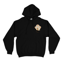 Load image into Gallery viewer, "Sleepy Days" Basic Hoodie Black/Pink