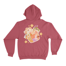 Load image into Gallery viewer, "Sleepy Days" Basic Hoodie Black/Pink