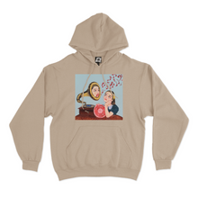 Load image into Gallery viewer, "Song" Fleece Hoodie Beige/Khaki