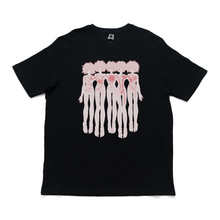 Load image into Gallery viewer, "Empathy & Heart" Cut and Sew Wide-body Tee Black