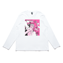 Load image into Gallery viewer, &quot;Boy&quot; Cut and Sew Wide-body Long Sleeved Tee White/Black