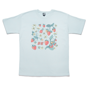 "Strawberry" Taper-Fit Heavy Cotton Tee Mint