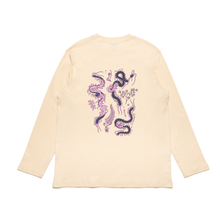 Load image into Gallery viewer, &quot;Centipede&quot; Cut and Sew Wide-body Long Sleeved Tee Beige