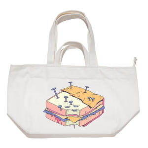 " Loser buys lunch "Tote Carrier Bag Cream