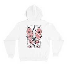 Load image into Gallery viewer, "Moth" Basic Hoodie White