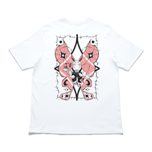 Load image into Gallery viewer, "Moth" Cut and Sew Wide-body Tee White