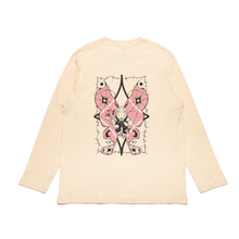 Load image into Gallery viewer, "Moth" Cut and Sew Wide-body Long Sleeved Tee Beige