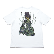 Load image into Gallery viewer, "Meka" Cut and Sew Wide-body Tee White/Black/Red
