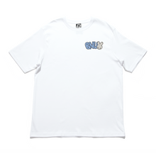 Load image into Gallery viewer, "Meka" Cut and Sew Wide-body Tee White/Black/Red