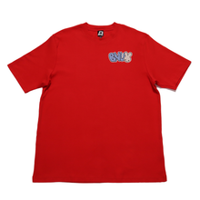 Load image into Gallery viewer, "Meka" Cut and Sew Wide-body Tee White/Black/Red