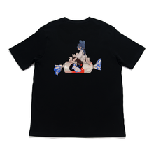 Load image into Gallery viewer, "Milk Bunny" Cut and Sew Wide-body Tee White/Black/Red