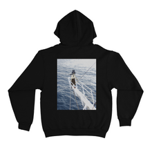 Load image into Gallery viewer, "Seaside" Basic Hoodie White/Black